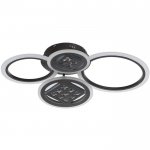 Люстра с ПДУ 1158/4CF LED 116Вт 3000-6000К диммер кофе 63х45х12 см