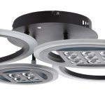 Люстра с ПДУ 1158/4CF LED 116Вт 3000-6000К диммер кофе 63х45х12 см