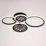 Люстра с ПДУ 1158/4CF LED 116Вт 3000-6000К диммер кофе 63х45х12 см