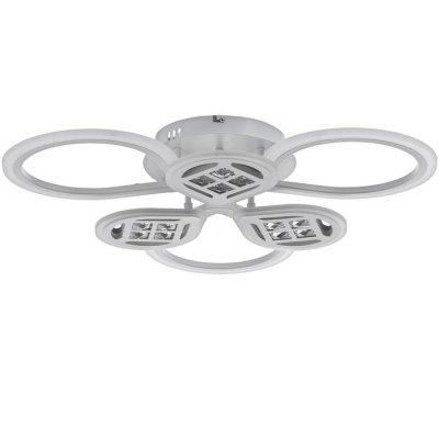 Люстра с ПДУ 1161/6WT LED 114Вт 3000-6000К диммер белый 65х45х10 см Люстра с ПДУ 1161/6WT LED 114Вт 3000-6000К диммер белый 65х45х10 см