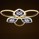 Люстра с ПДУ 1162/6WT LED 120Вт 3000-6000К диммер белый 65х45х8 см