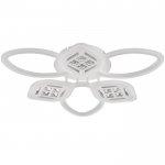 Люстра с ПДУ 1162/6WT LED 120Вт 3000-6000К диммер белый 65х45х8 см