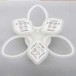 Люстра с ПДУ 1162/6WT LED 120Вт 3000-6000К диммер белый 65х45х8 см