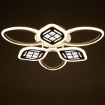 Люстра с ПДУ 1162/6WT LED 120Вт 3000-6000К диммер белый 65х45х8 см