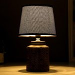 Лампа настольная 16233/1 E14 40Вт серый 20х20х30 см