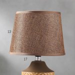 Лампа настольная 16234/1 E14 40Вт коричневый 20х20х30 см