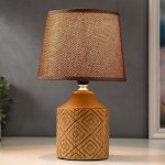 Лампа настольная 16234/1 E14 40Вт коричневый 20х20х30 см