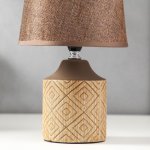 Лампа настольная 16234/1 E14 40Вт коричневый 20х20х30 см