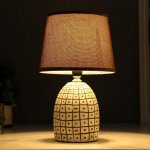 Лампа настольная 16235/1 E14 40Вт бело-серый 20х20х30 см