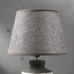 Лампа настольная 16236/1 E14 40Вт бело-серый 24,5х24,5х38 см