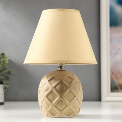 Лампа настольная 16237/1BG E14 40Вт бежевый 18х18х25 см