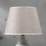 Лампа настольная 16238/1GR E14 40Вт серо-серебристый 22х22х34 см