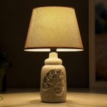 Лампа настольная 16238/1GR E14 40Вт серо-серебристый 22х22х34 см