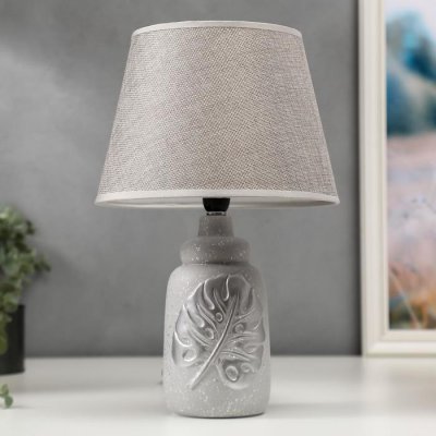 Лампа настольная 16238/1GR E14 40Вт серо-серебристый 22х22х34 см Лампа настольная 16238/1GR E14 40Вт серо-серебристый 22х22х34 см