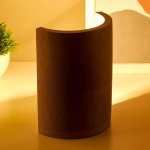 Настольная лампа 16247/1GR  Е27 60Вт серый 10х13,5х18 см