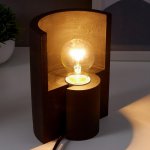 Настольная лампа 16247/1BK Е27 60Вт черный 10х13,5х18 см