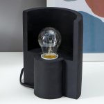 Настольная лампа 16247/1BK Е27 60Вт черный 10х13,5х18 см