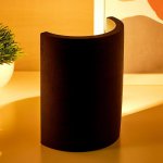 Настольная лампа 16247/1BK Е27 60Вт черный 10х13,5х18 см