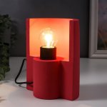 Настольная лампа 16247/1TR Е27 60Вт терракотовый 10х13,5х18 см