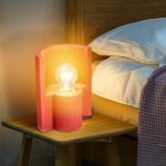 Настольная лампа 16247/1TR Е27 60Вт терракотовый 10х13,5х18 см