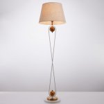 Торшер "Милан" 1хE27 40Вт белый-медь 45х45х162 см.