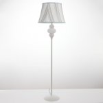 Торшер с LED подсветкой  "Валенсия" 1хE27 40Вт белый 43х43х155 см.