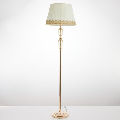 Торшер с LED подсветкой Торшер с LED подсветкой "Алессандрия" 1хE27 40Вт золото 43х43х164 см.