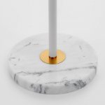 Торшер 19014/1WT E27 40Вт бело-золотой 55х55х168 см