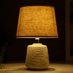 Лампа настольная 16262/1 E14 40Вт бело-серый 22х22х34 см