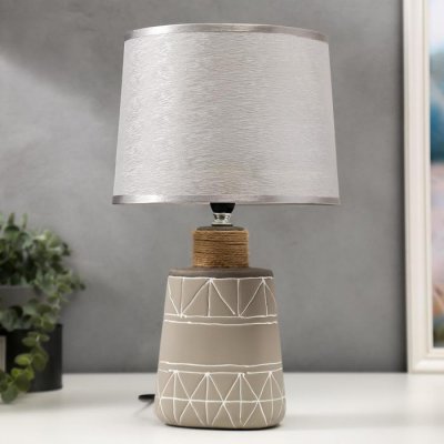 Лампа настольная 16263/1 E14 40Вт серый 22х22х38 см