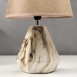 Лампа настольная 16254/1BG Е14 40Вт бежевый 23х23х35 см