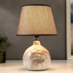 Лампа настольная 16255/1GR Е14 40Вт серый 23х23х35 см