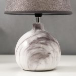 Лампа настольная 16255/1GR Е14 40Вт серый 23х23х35 см