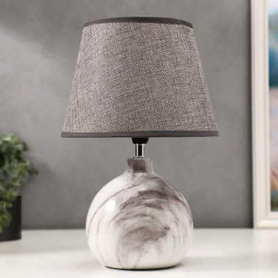 Лампа настольная 16255/1GR Е14 40Вт серый 23х23х35 см