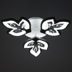 Люстра 1093/3WT LED 72Вт 3000-6000K диммер белый 50х50 см