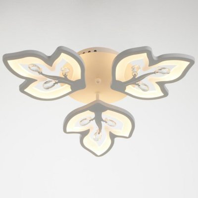 Люстра 1093/3WT LED 72Вт 3000-6000K диммер белый 50х50 см Люстра 1093/3WT LED 72Вт 3000-6000K диммер белый 50х50 см