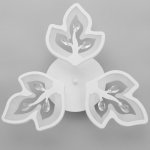 Люстра 1093/3WT LED 72Вт 3000-6000K диммер белый 50х50 см