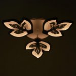 Люстра 1093/3WT LED 72Вт 3000-6000K диммер белый 50х50 см