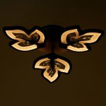 Люстра 1093/3BK LED 72Вт 3000-6000K диммер черный 50х50 см