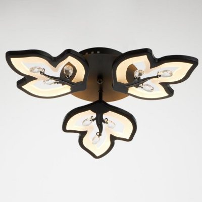 Люстра 1093/3BK LED 72Вт 3000-6000K диммер черный 50х50 см Люстра 1093/3BK LED 72Вт 3000-6000K диммер черный 50х50 см