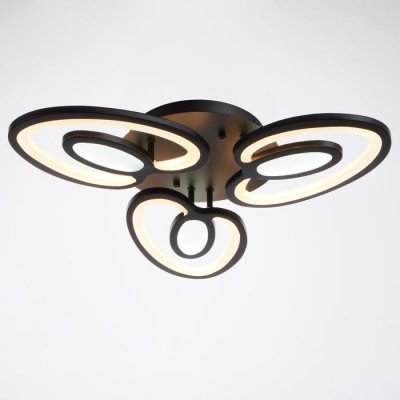 Люстра 1094/3BK LED 48Вт 3000-6000K диммер черный 50х50 см Люстра 1094/3BK LED 48Вт 3000-6000K диммер черный 50х50 см