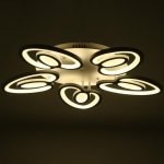 Люстра 1094/5WT LED 80Вт 3000-6000K диммер белый 55х55 см