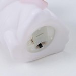 Ночник "Котик с гитарой" LED от батареек 3хAG10 белый 5,5х7,2х11 см