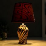 Лампа настольная 16268/1GD Е14 40Вт золото 20х20х33 см