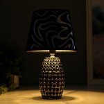 Лампа настольная 16269/1 Е14 40Вт черно-хромовый 20х20х32,5 см