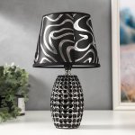 Лампа настольная 16269/1 Е14 40Вт черно-хромовый 20х20х32,5 см