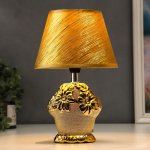 Лампа настольная 16276/1GD Е14 40Вт золото 17х17х26 см