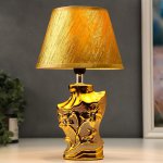 Лампа настольная 16278/1GD Е14 40Вт золото 17х17х29 см
