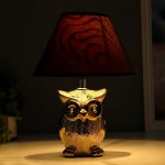 Лампа настольная 16280/1BR+GD Е14 40Вт коричнево-золотой 22х22х30 см