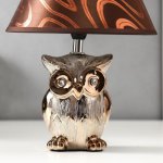 Лампа настольная 16280/1BR+GD Е14 40Вт коричнево-золотой 22х22х30 см